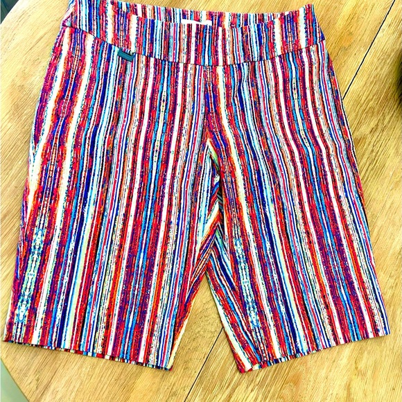 Peck & Peck Red and Blue Bike Shorts Vibrant Style, Very Stretchy & Flattering. - Picture 2 of 6